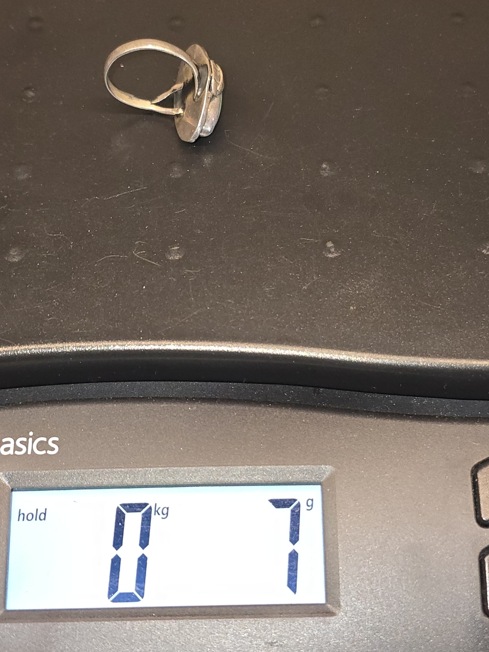 VTG 925 Sterling Silver Turquoise Ring Southwestern Navajo Style Size 8.25 - Picture 14 of 14